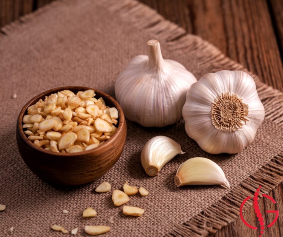 Garlic bulb which can be taken to treat colds